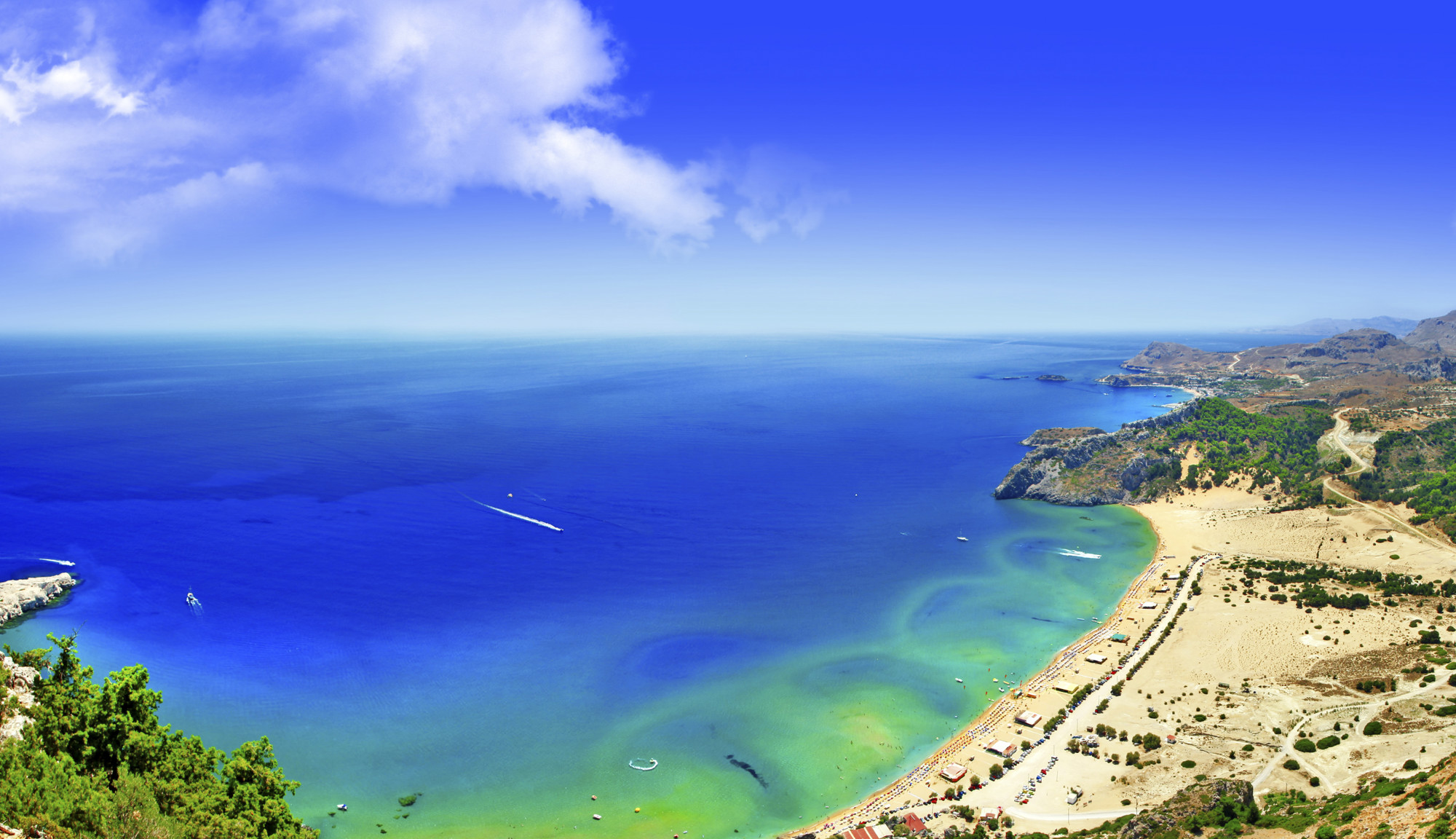 Top ten beaches in Rhodes