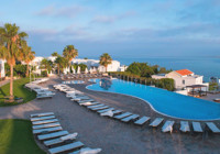Views from pool at Theo Sunset Bay Holiday Village in Paphos