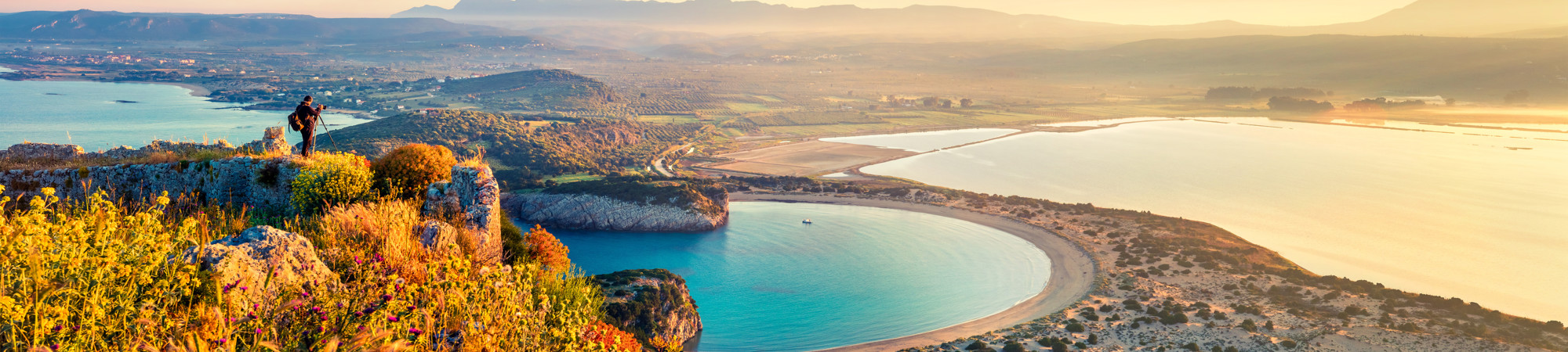 Take a boat trip into history on the beautiful Peloponnese Bay of Navarino