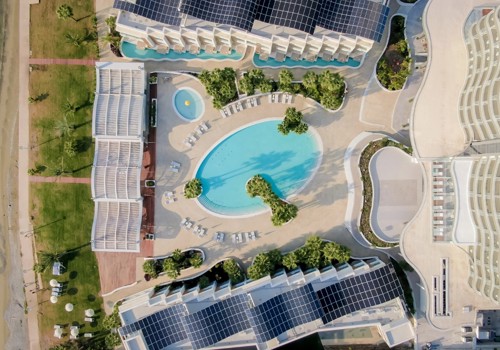 Birds eye view of Radisson Beach Resort