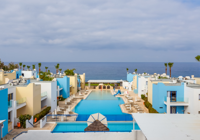 View of the sea from Eleni Holiday Village in Paphos