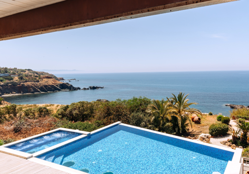 View of Beach from Karavi Villa