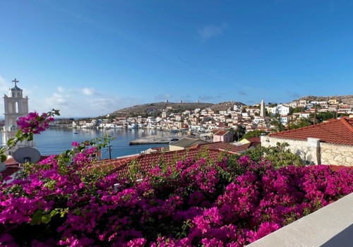 Views of Halki from Alexandra House