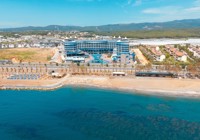 Beach At The Eftalia Blue