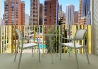 Views from the balcony at Gala Placidia